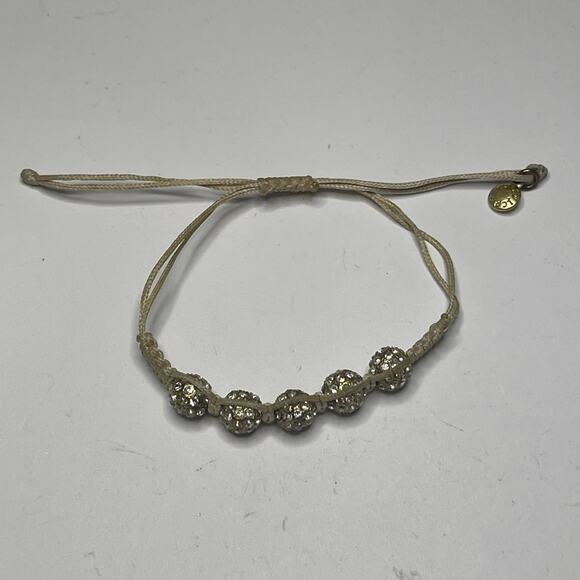 J. Crew JCREW bracelet adjustable costume jewelry natural neutral simple - Picture 2 of 9